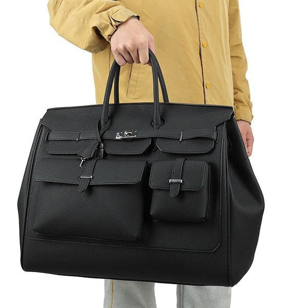 Go‑anywhere leather travel bag