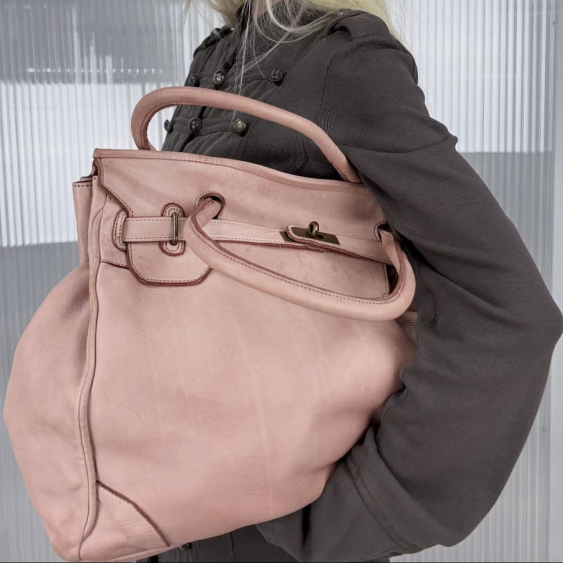 Maren Cowhide Leather Handbag