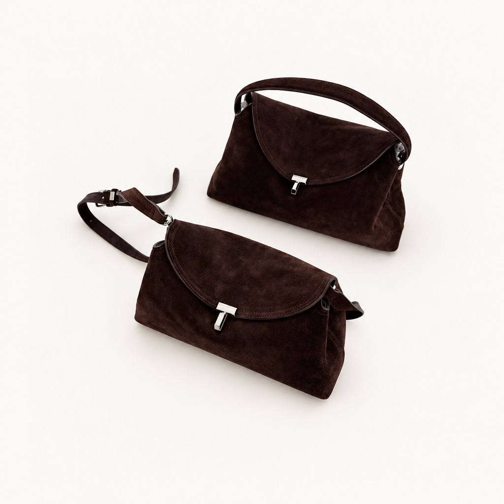 Brown suede pair