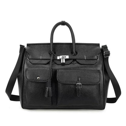Go‑anywhere leather travel bag